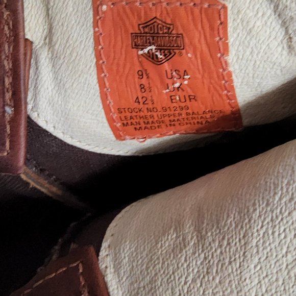 Mens Harley Cowboy Boots - Picture 3 of 3